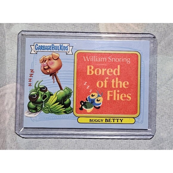 GPK Garbage Kids 2022 Bored of the Flies Patch Relic Buggy Betty 10/50 Perfect - Picture 1 of 3